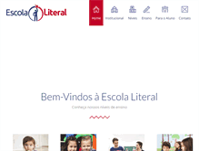 Tablet Screenshot of escolaliteral.com.br